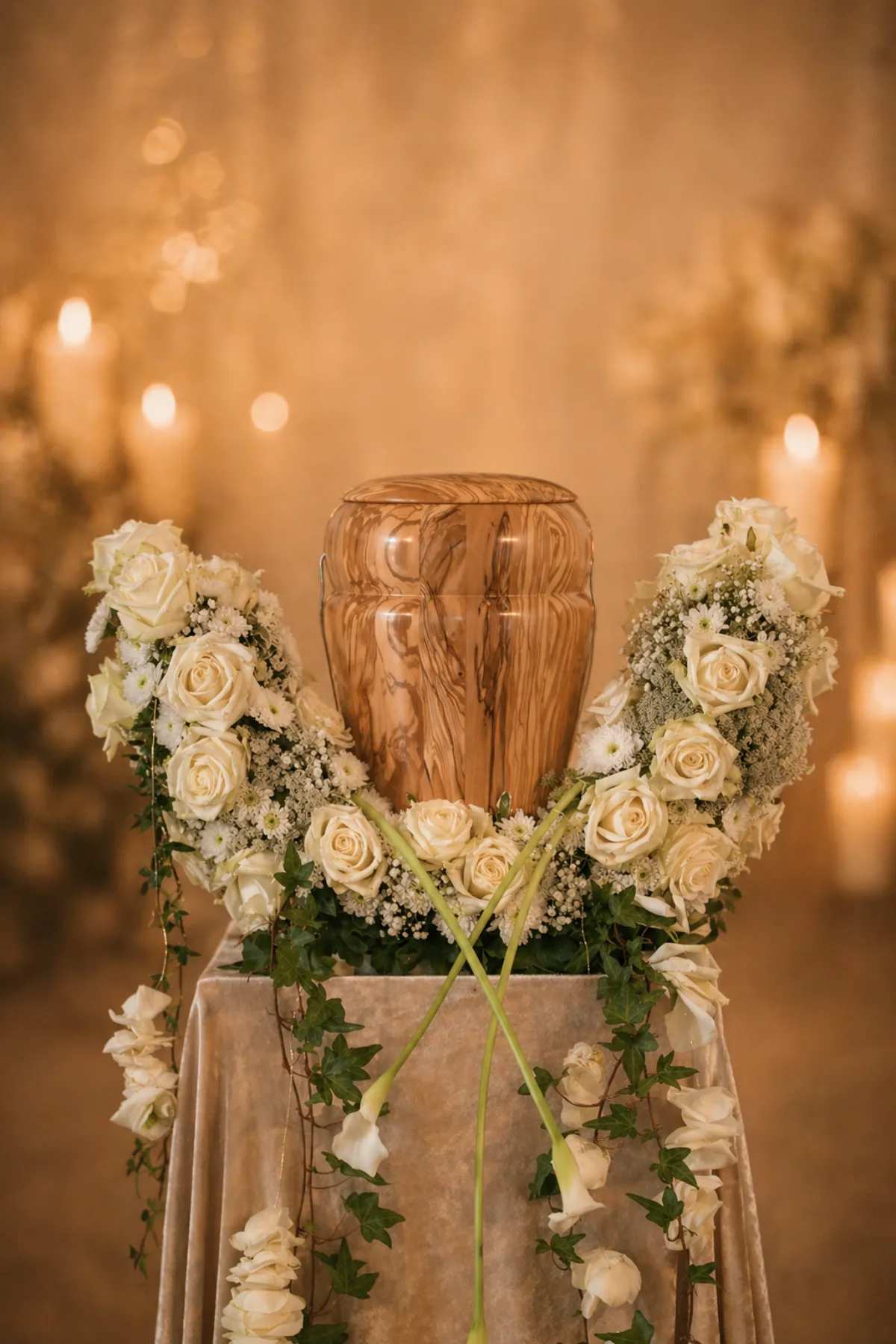 Elegante Blumenbahre Nr. 7200